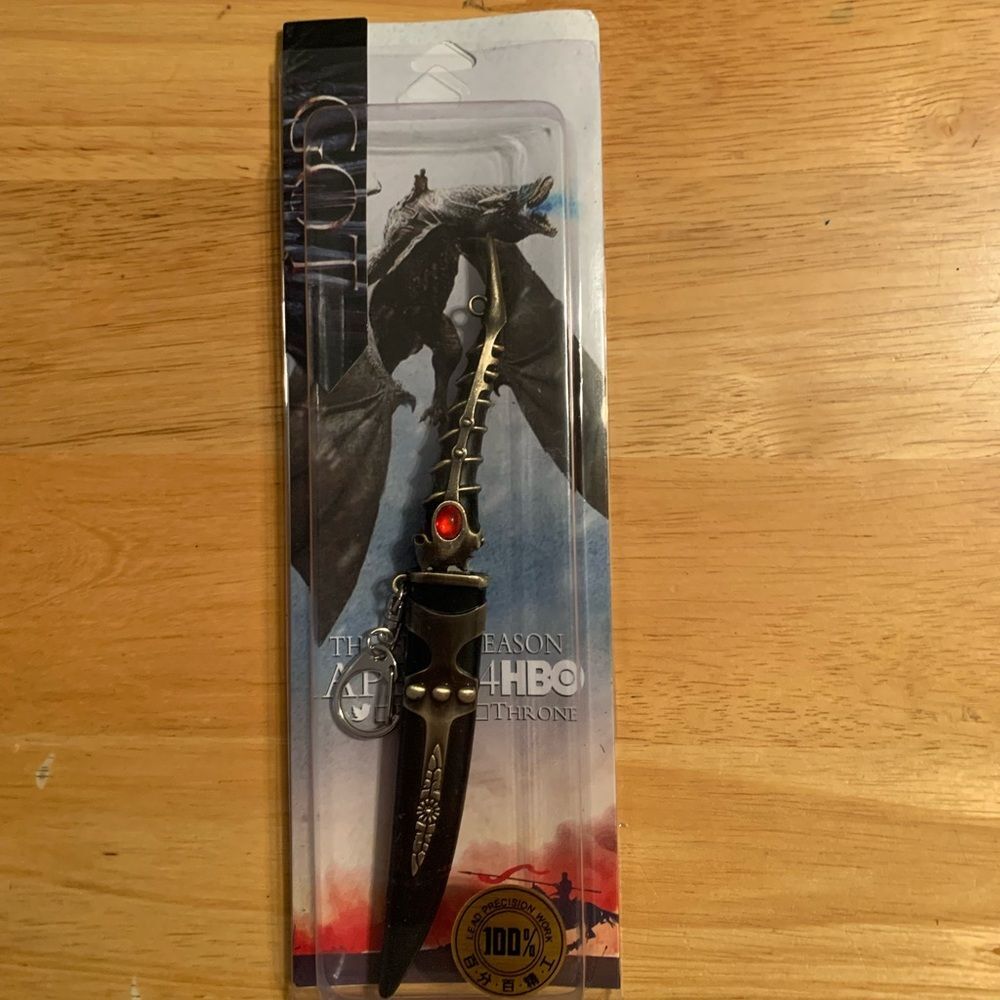Game of Thrones 7” Little Finger Valyrian Steel Dagger Sword Got Spring 2019 New